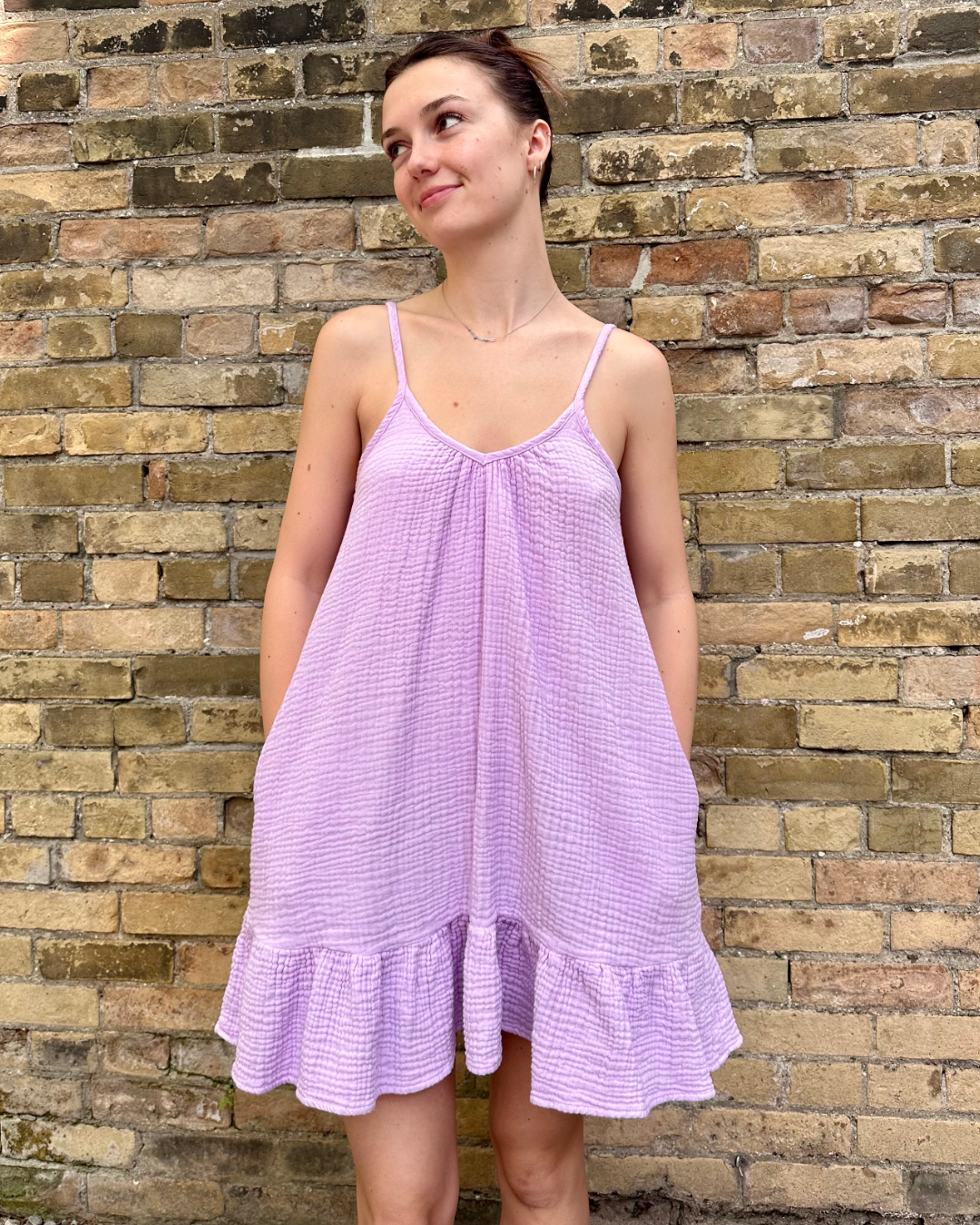 Trip Dress - Gauze Cotton Tuck Shop Trading Co. Trip Dress - Gauze Cotton Tuck Shop Trading Co.