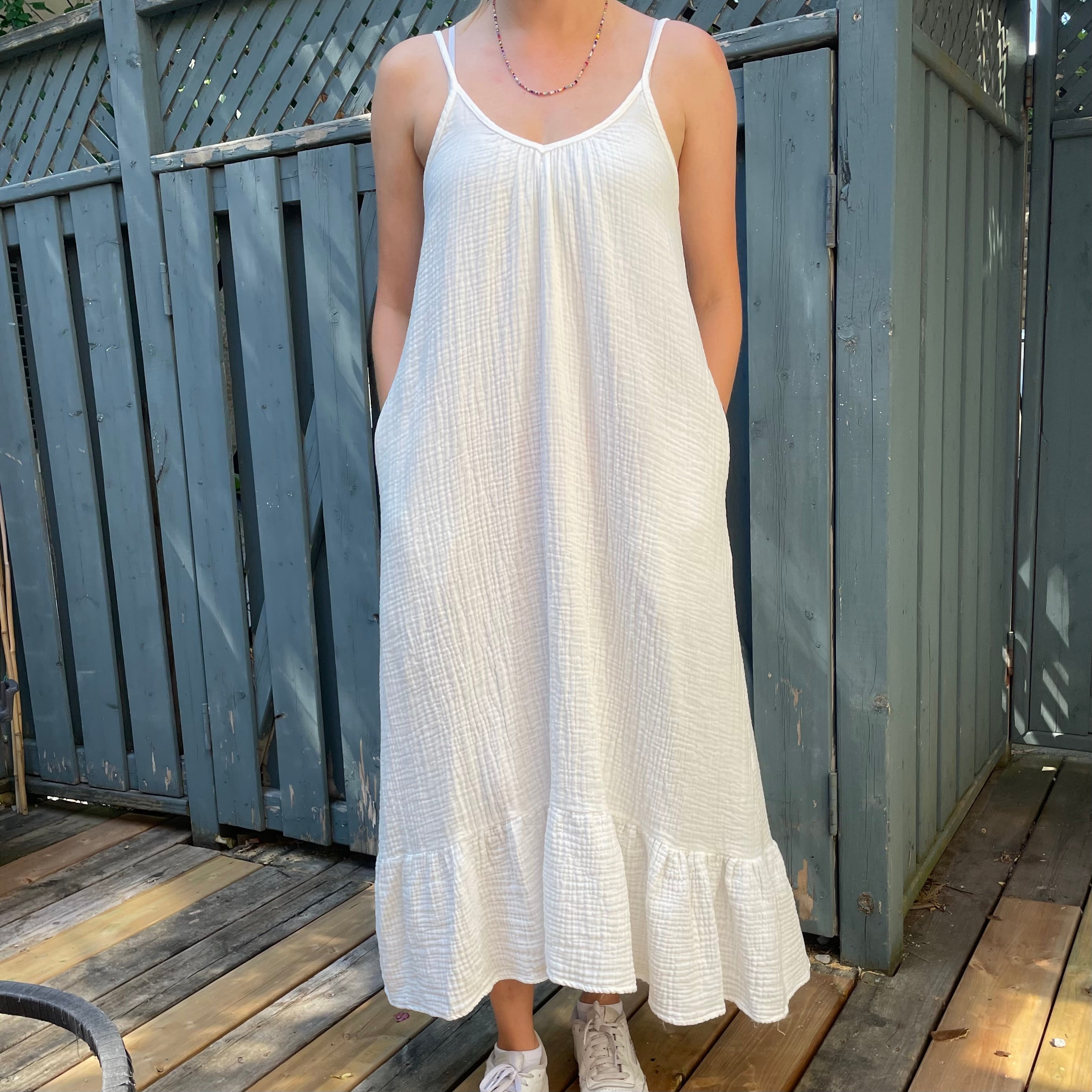 Gauze linen cotton summer clothes store
