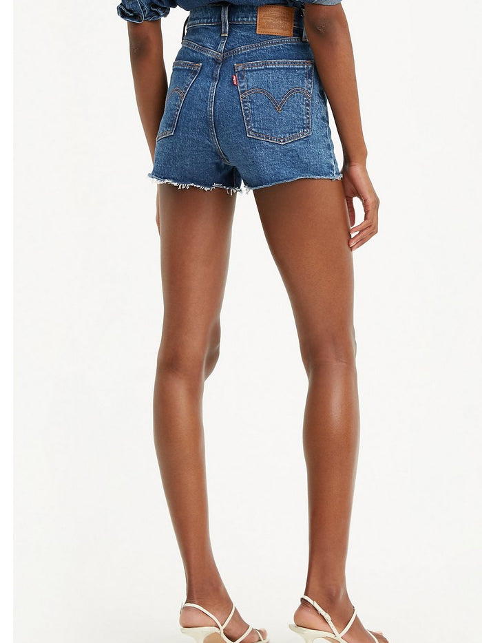 Levi's ribcage denim shorts on sale
